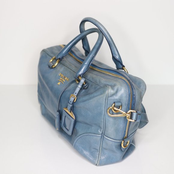 PRADA Vitello Shine Handle Bag - Picture 2 of 9